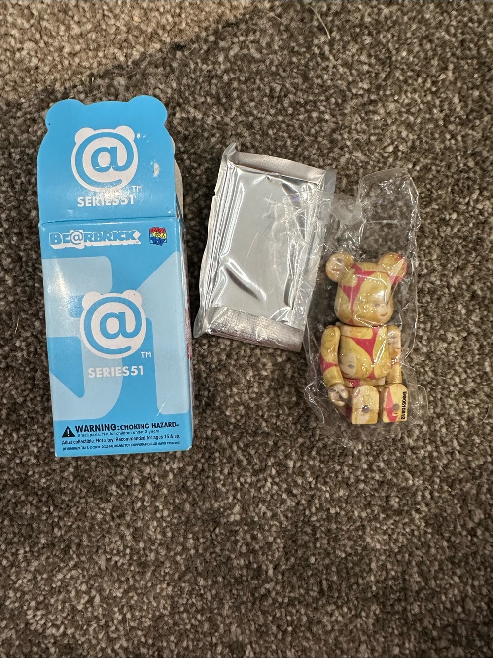 Bearbrick Series 51 Artist figure featuring an Andy Warhol Barbie design